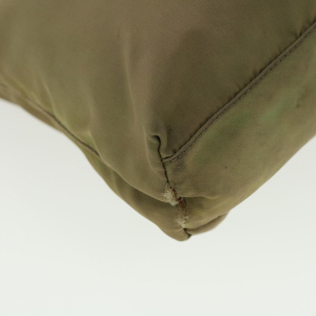 PRADA Hand Bag Nylon Khaki  40088