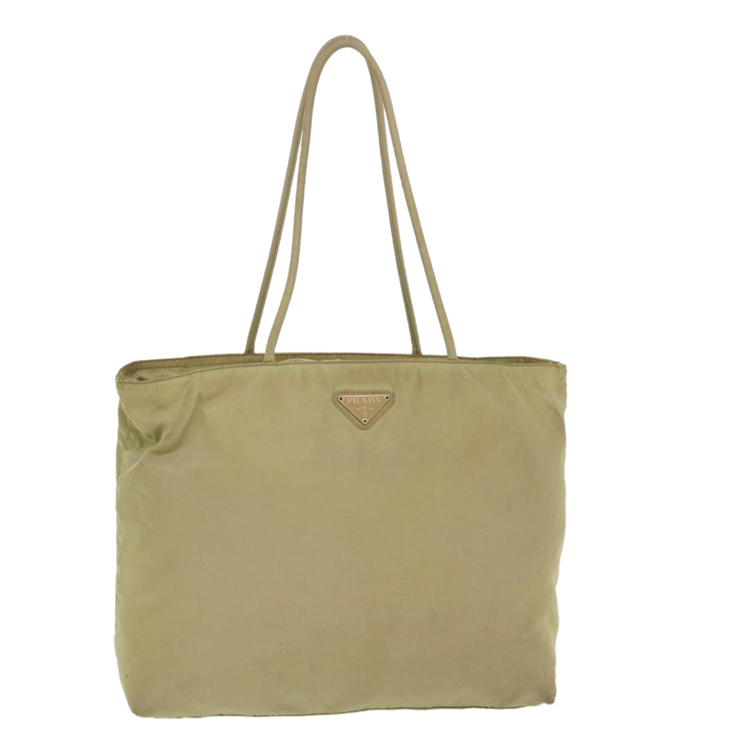 PRADA Shoulder Bag Nylon Khaki  40350
