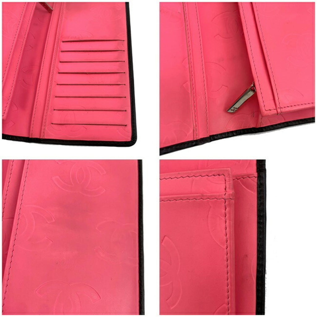 Chanel Black Leather Cambon wallet accessories