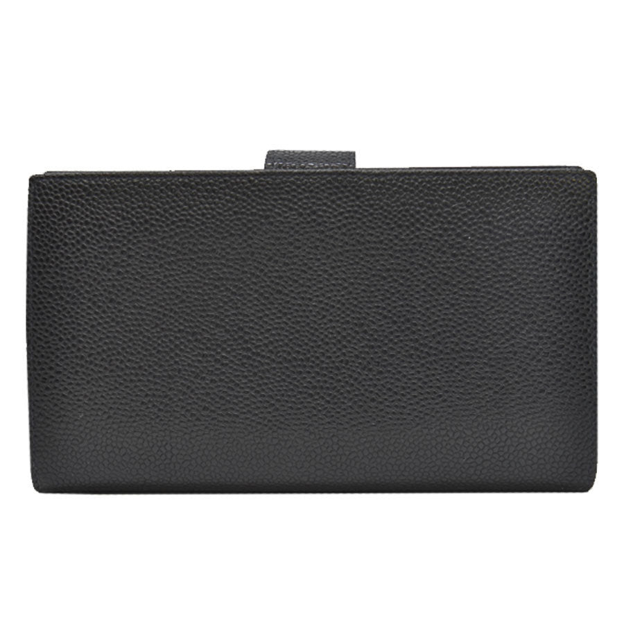 Chanel Black Leather  wallet accessories