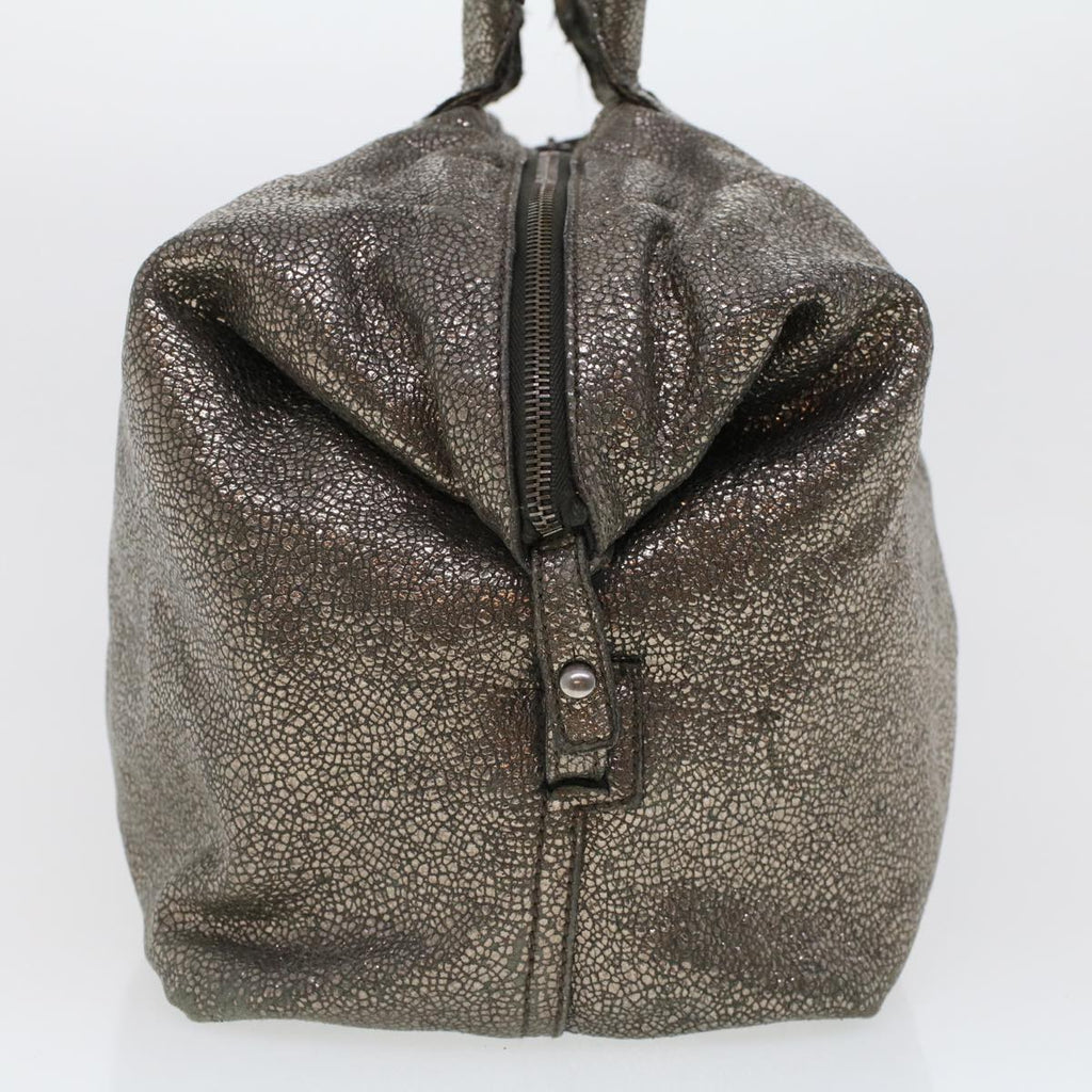 SAINT LAURENT Shoulder Bag Canvas Gray 208314 Auth 42721