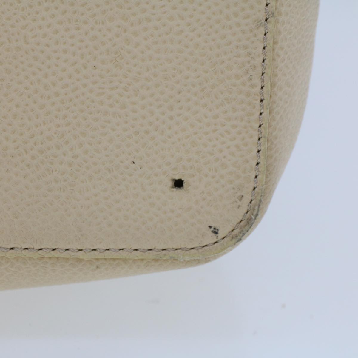 CHANEL Turn Lock Flap Executive Tote Bag Caviar Skin Beige CC  43325