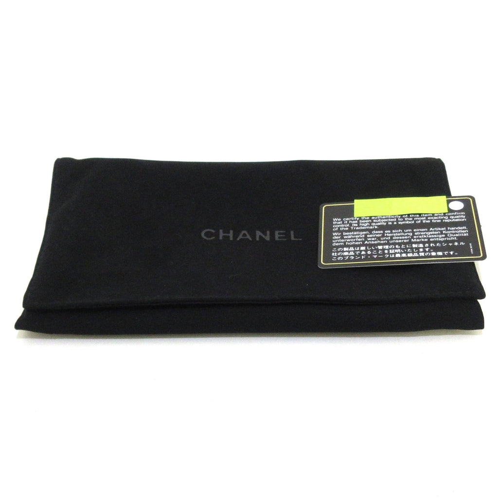Chanel Black Leather Camellia wallet accessories