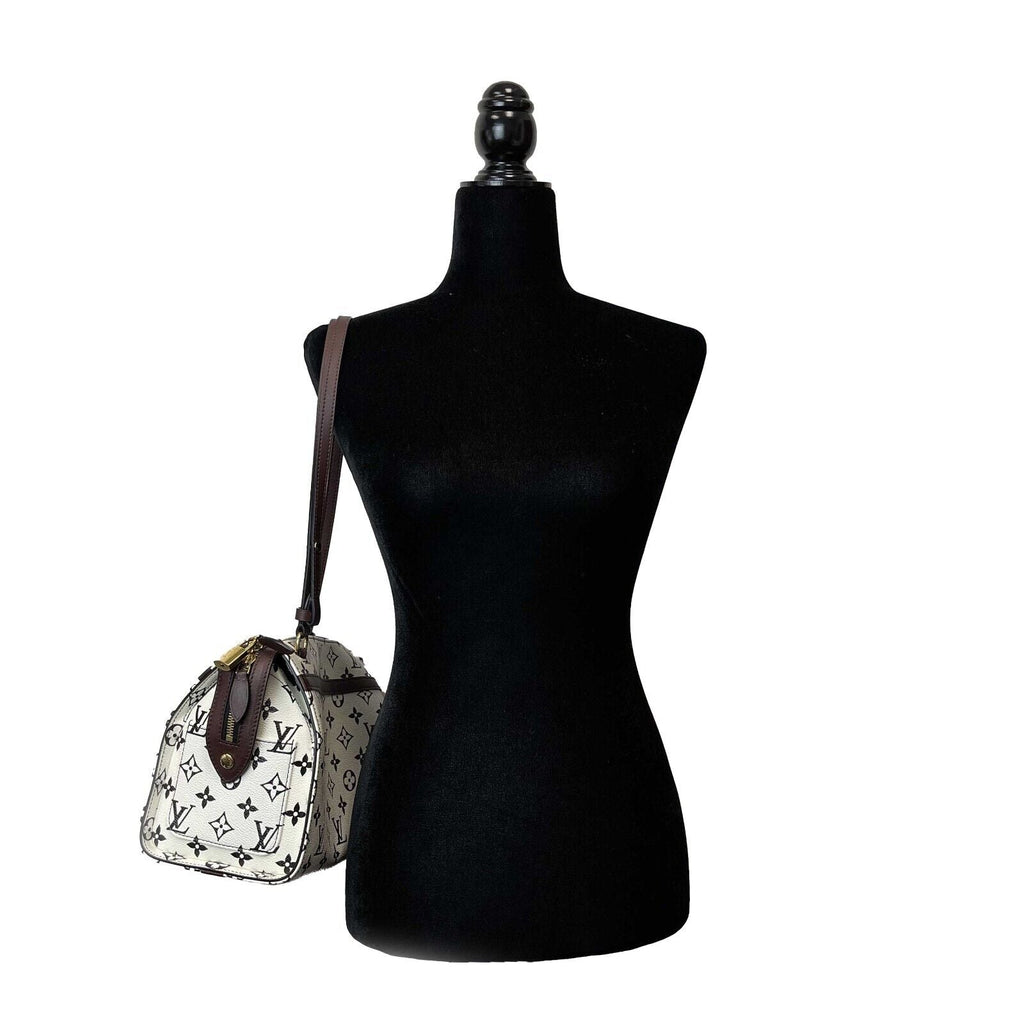 LOUIS VUITTON - Speedy Amazon Bag Monogram Canvas PM White / Brown Crossbody