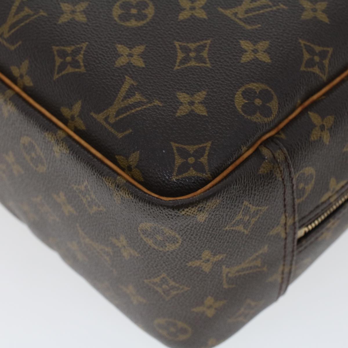 LOUIS VUITTON Monogram Deauville Hand Bag M47270 LV Auth 43865