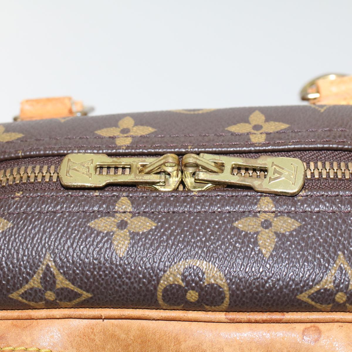 LOUIS VUITTON Monogram Deauville Hand Bag M47270 LV Auth 43865