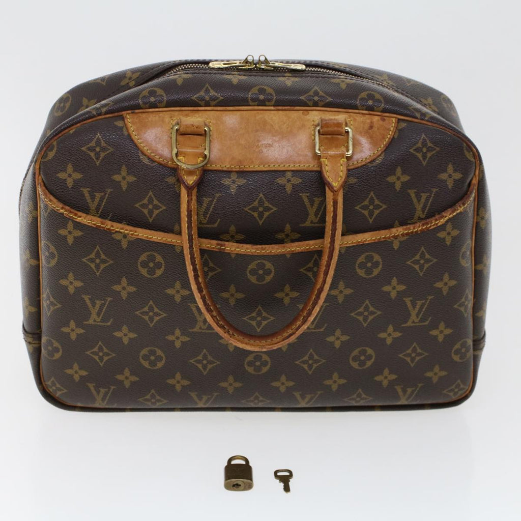LOUIS VUITTON Monogram Deauville Hand Bag M47270 LV Auth 43865