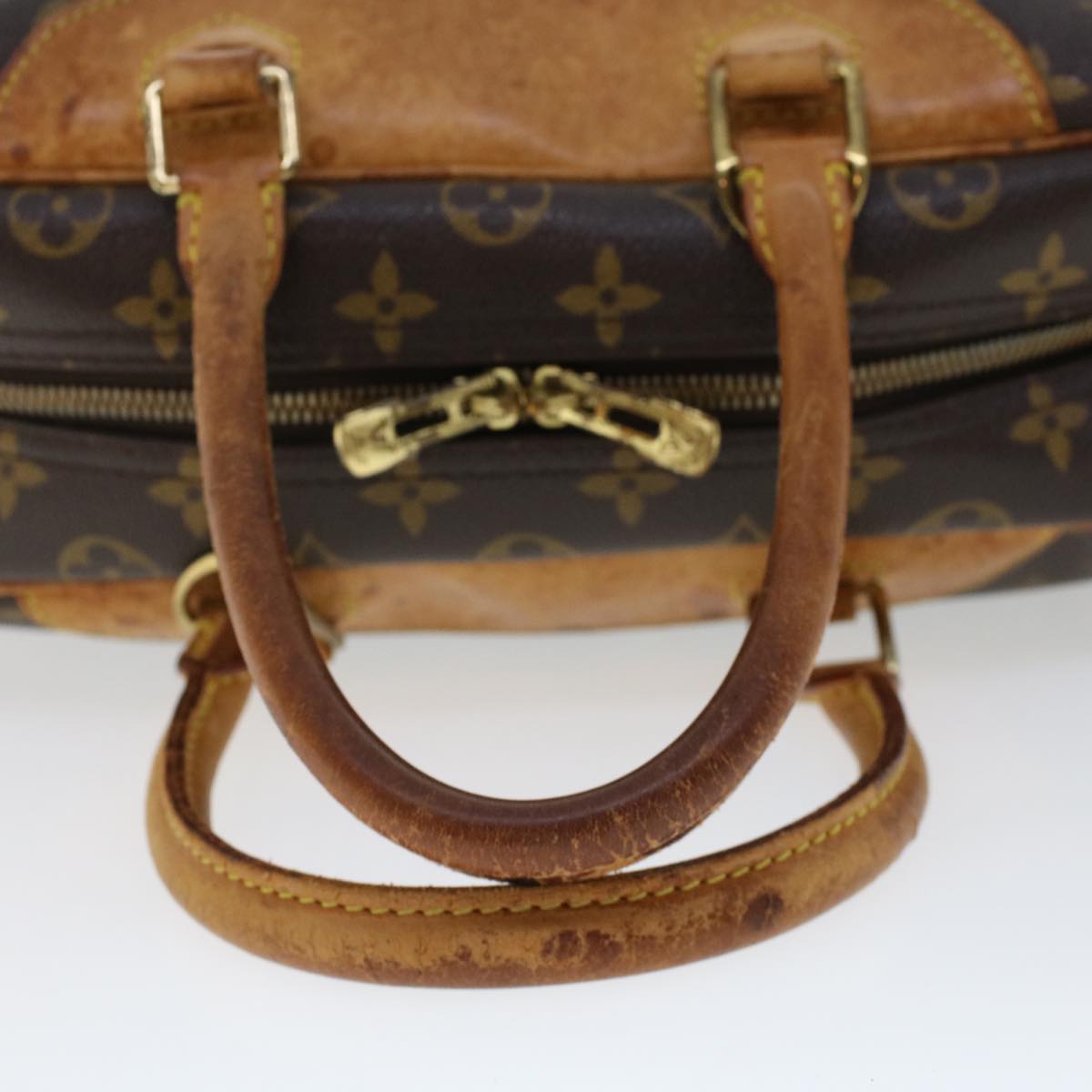LOUIS VUITTON Monogram Deauville Hand Bag M47270 LV Auth 43865