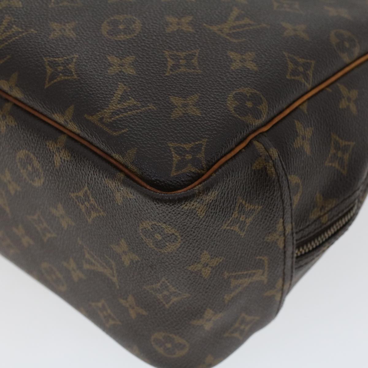 LOUIS VUITTON Monogram Deauville Hand Bag M47270 LV Auth 43920