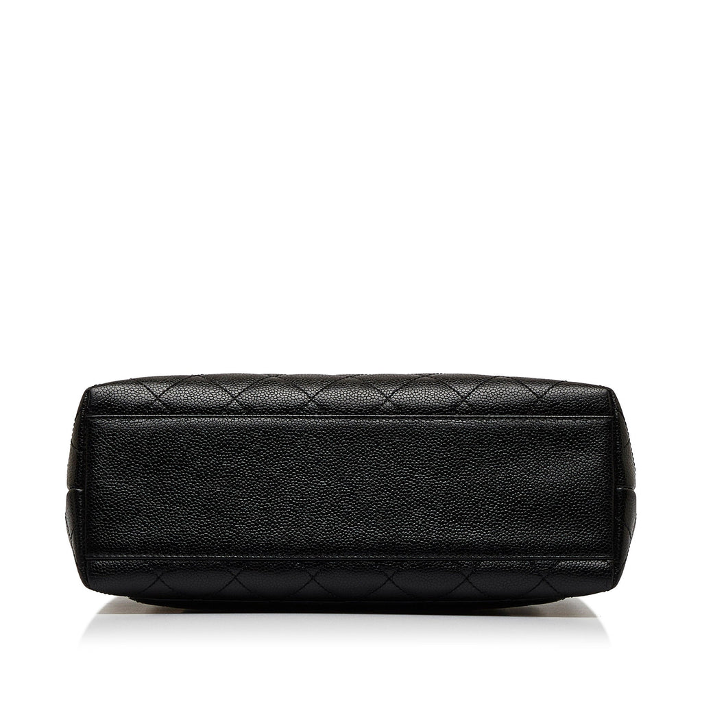CHANEL Caviar Kelly Top Handle Handbag