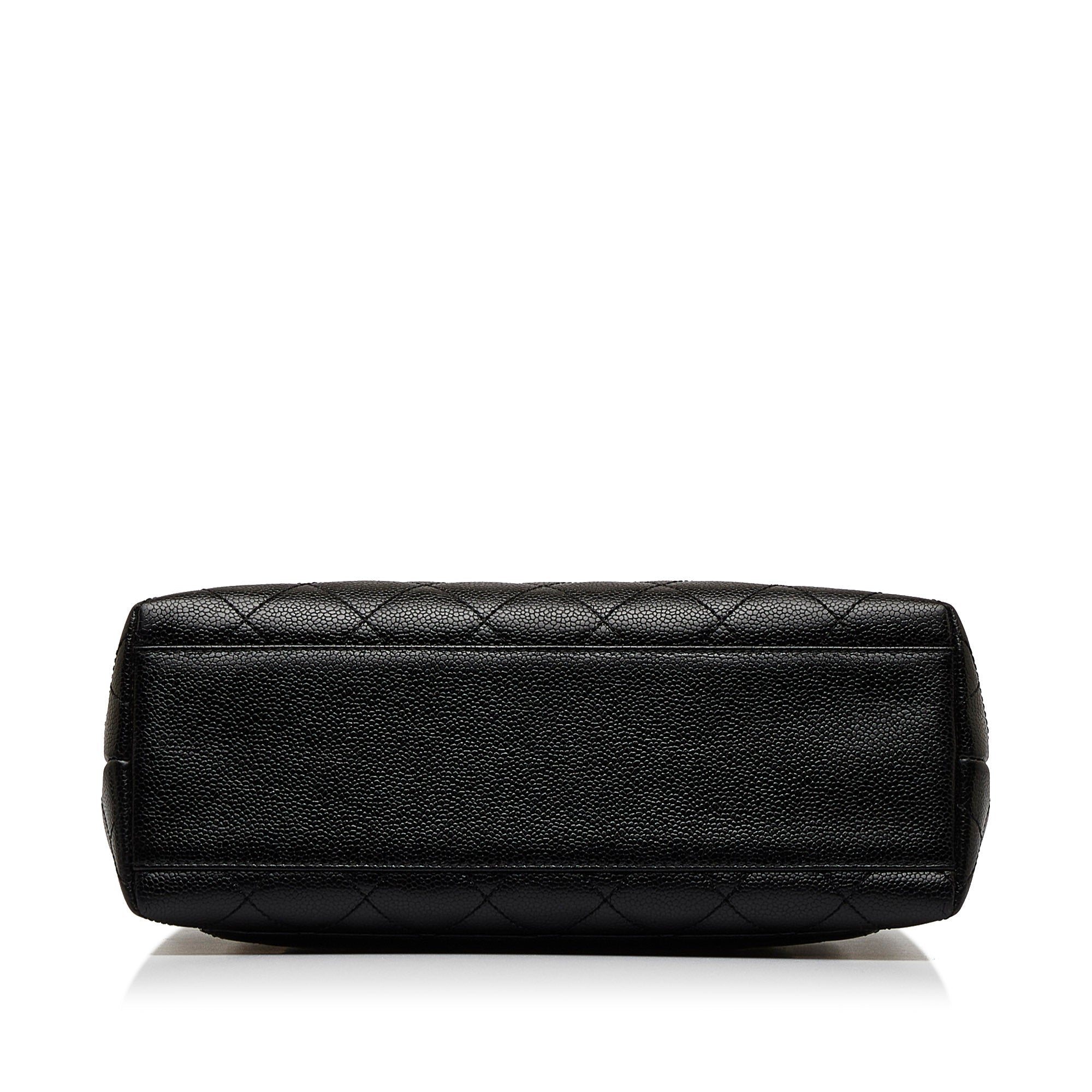 CHANEL Caviar Kelly Top Handle Handbag