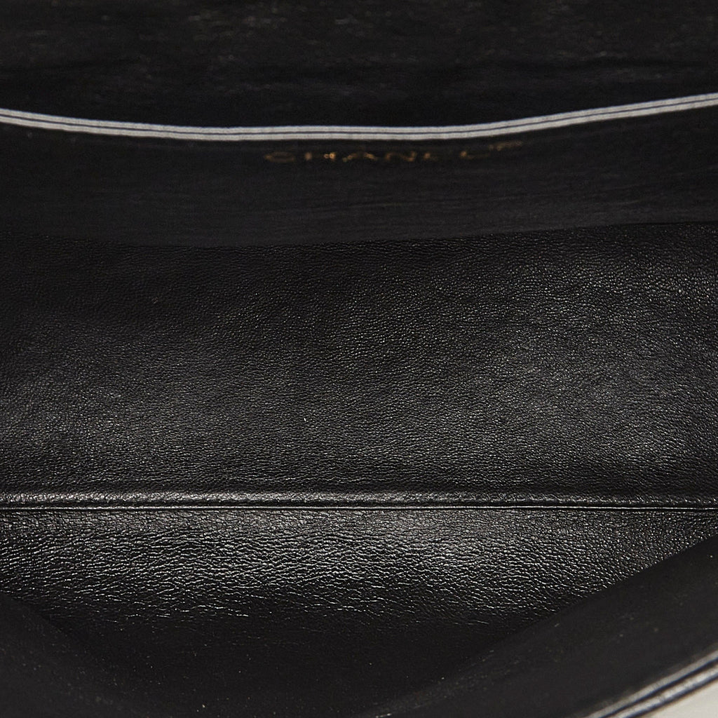CHANEL Caviar Kelly Top Handle Handbag