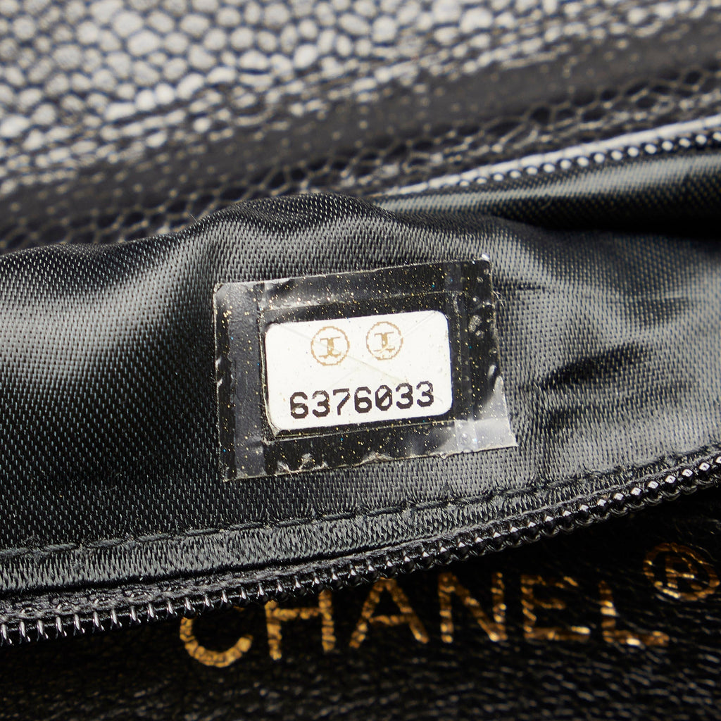 CHANEL Caviar Kelly Top Handle Handbag