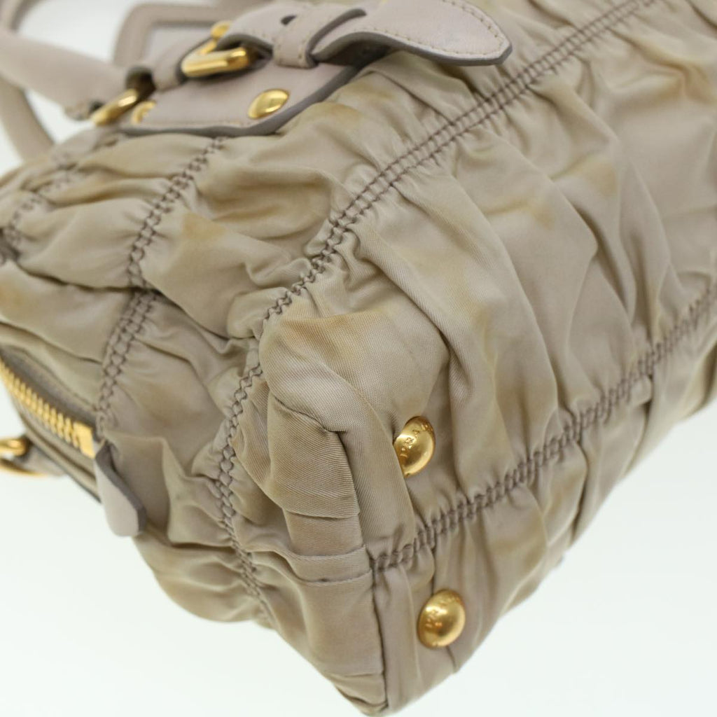 PRADA Hand Bag Nylon 2way Shoulder Bag Khaki  44052