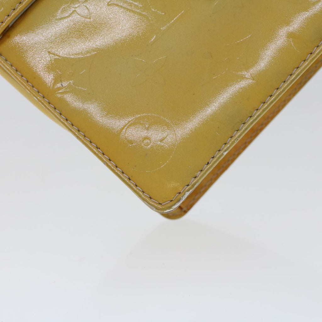 LOUIS VUITTON Monogram Vernis Spring street Hand Bag Gris M91029 LV Auth 44121