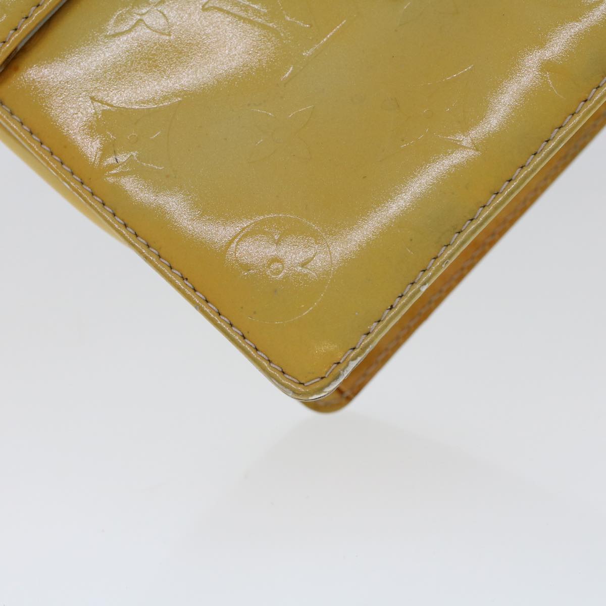 LOUIS VUITTON Monogram Vernis Spring street Hand Bag Gris M91029 LV Auth 44121