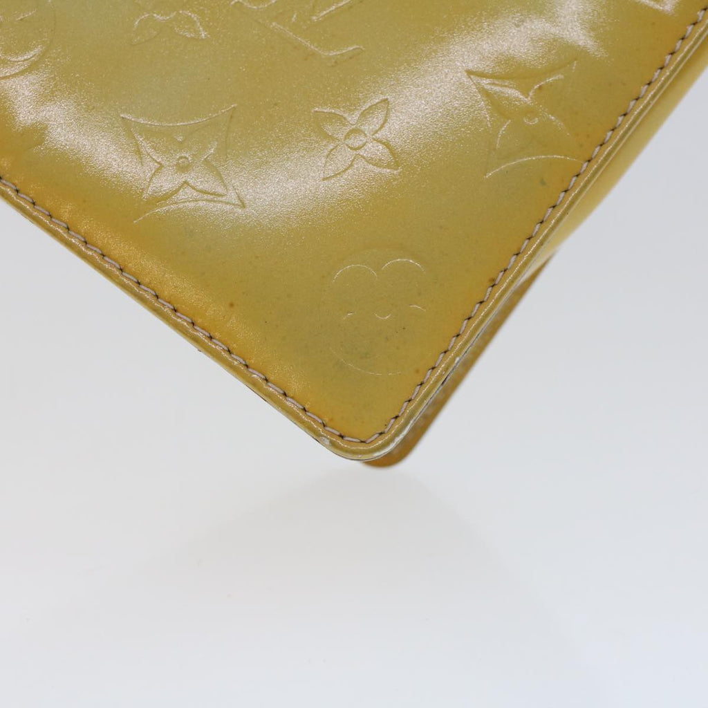 LOUIS VUITTON Monogram Vernis Spring street Hand Bag Gris M91029 LV Auth 44121