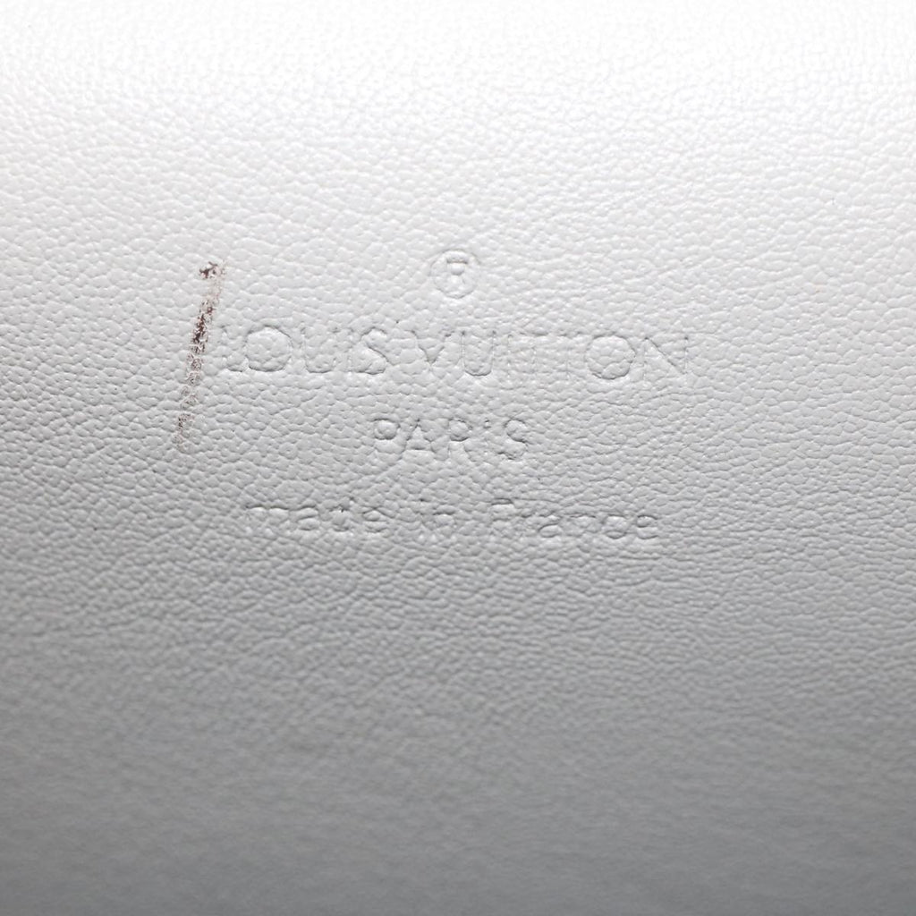 LOUIS VUITTON Monogram Vernis Spring street Hand Bag Gris M91029 LV Auth 44121