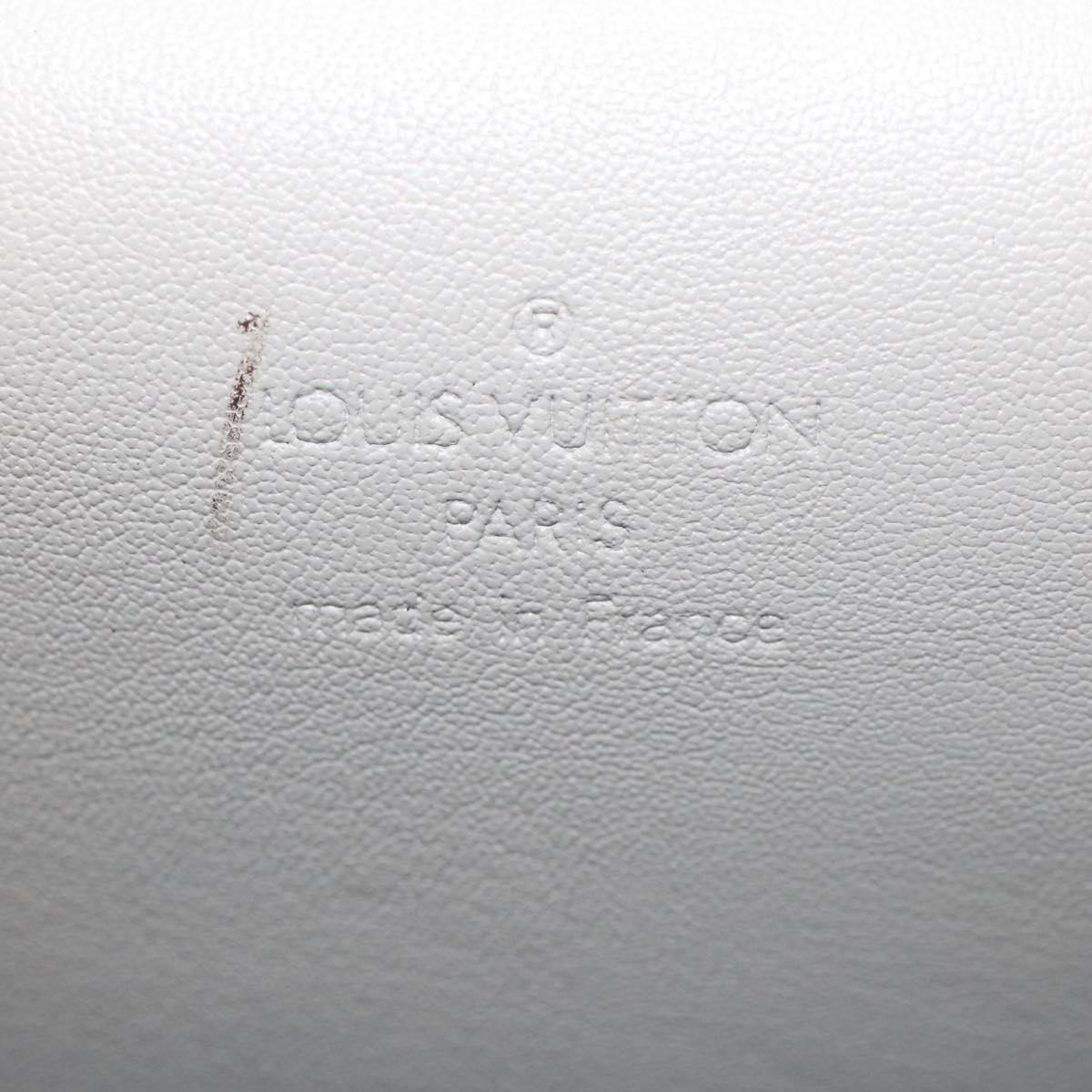 LOUIS VUITTON Monogram Vernis Spring street Hand Bag Gris M91029 LV Auth 44121