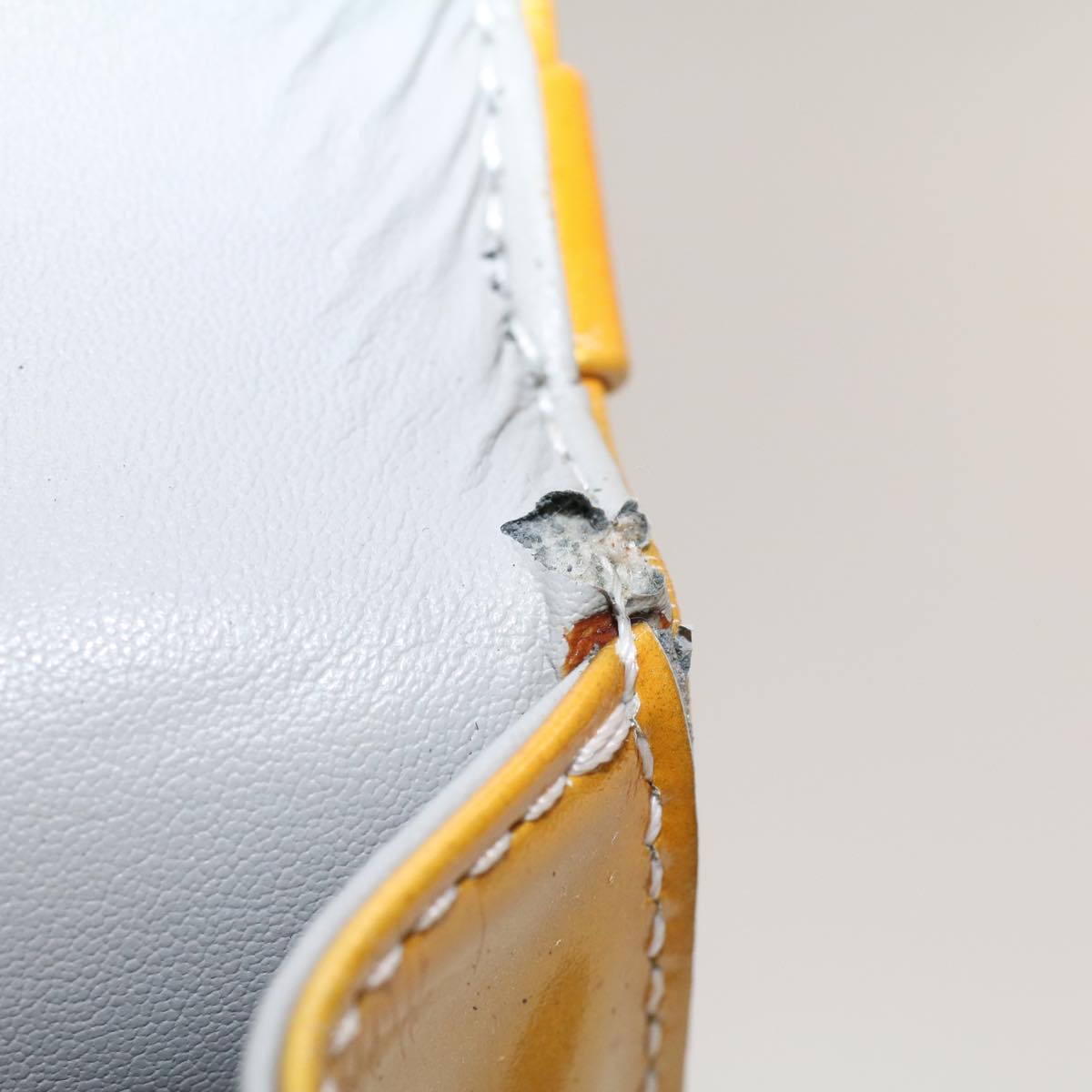 LOUIS VUITTON Monogram Vernis Spring street Hand Bag Gris M91029 LV Auth 44121