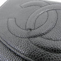 Chanel Black Leather  wallet accessories