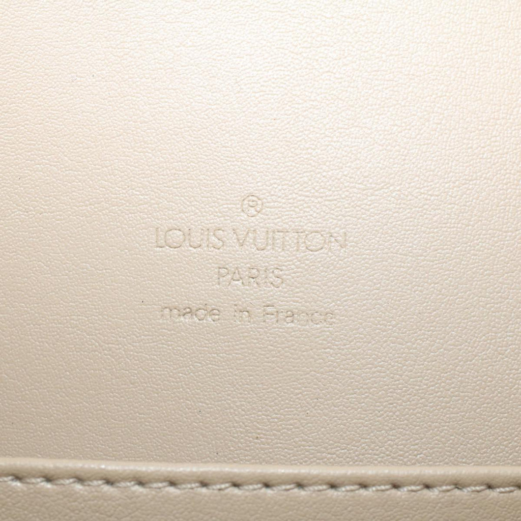 LOUIS VUITTON Monogram Vernis Thompson Street Bag Beige M91301 LV Auth 44617