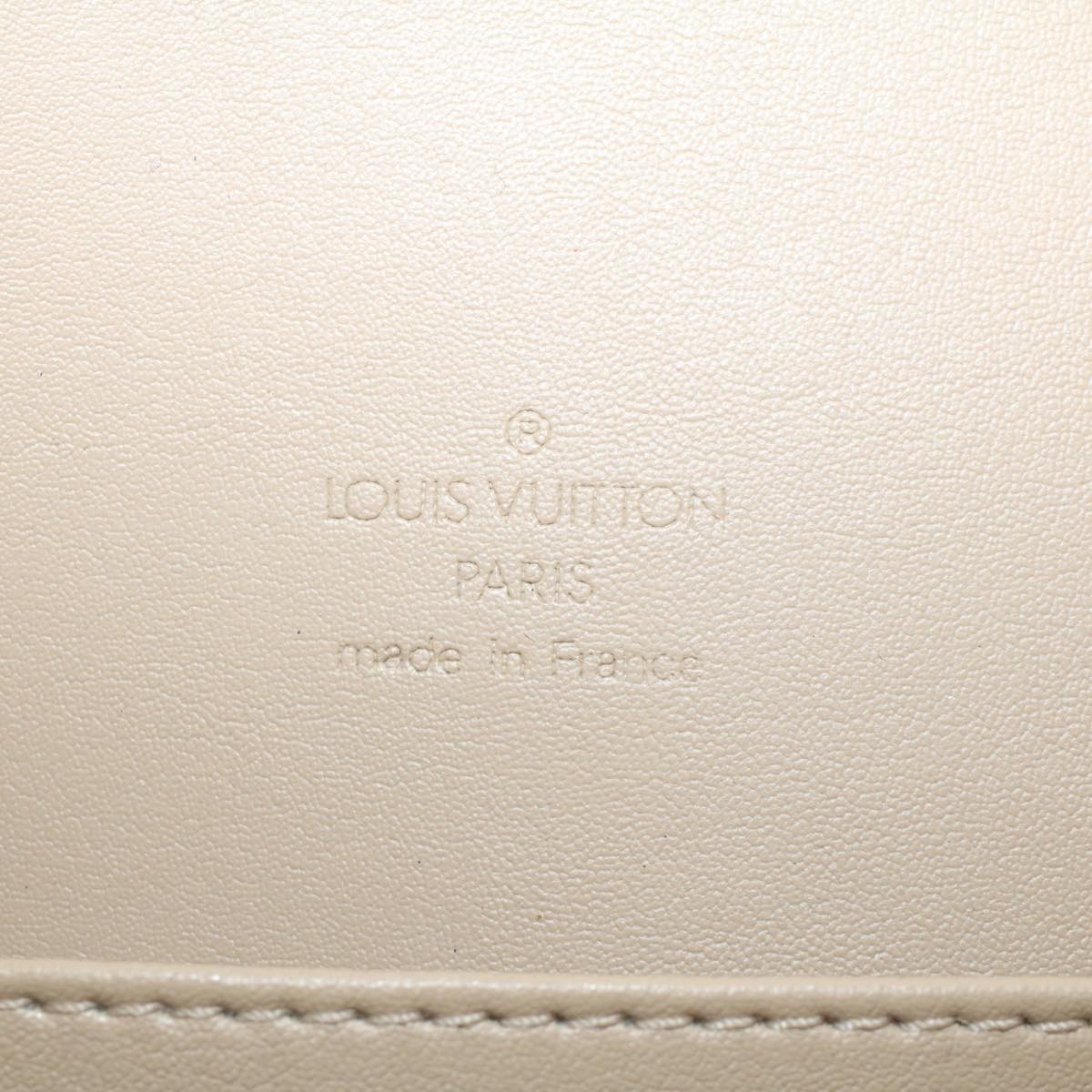 LOUIS VUITTON Monogram Vernis Thompson Street Bag Beige M91301 LV Auth 44617