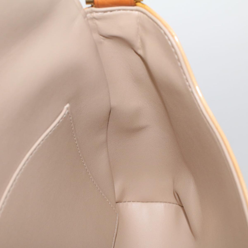 LOUIS VUITTON Monogram Vernis Thompson Street Bag Beige M91301 LV Auth 44617