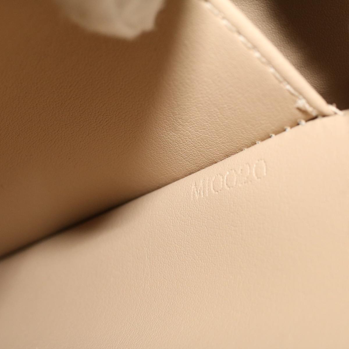 LOUIS VUITTON Monogram Vernis Thompson Street Bag Beige M91301 LV Auth 44617