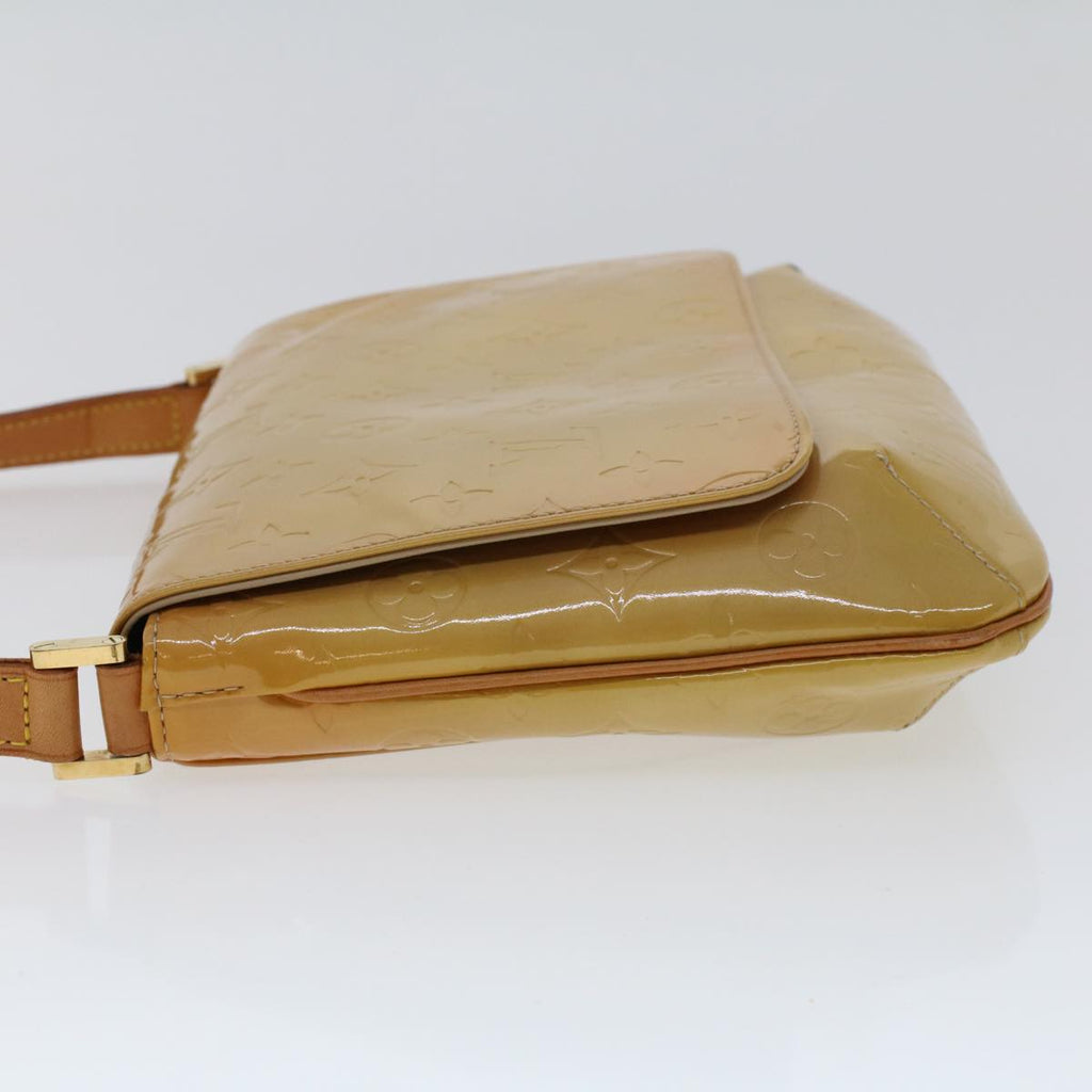 LOUIS VUITTON Monogram Vernis Thompson Street Bag Beige M91301 LV Auth 44617