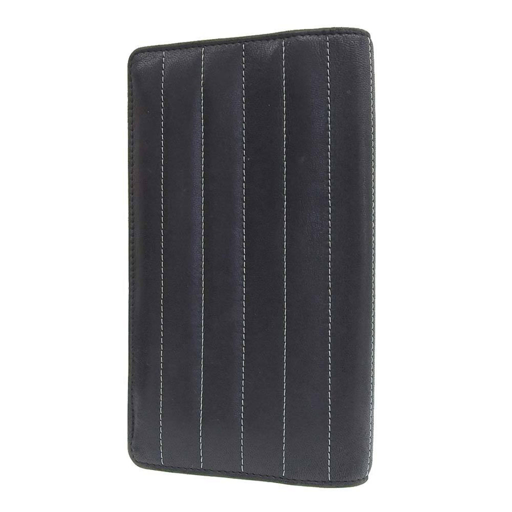 Chanel Black Leather  wallet accessories
