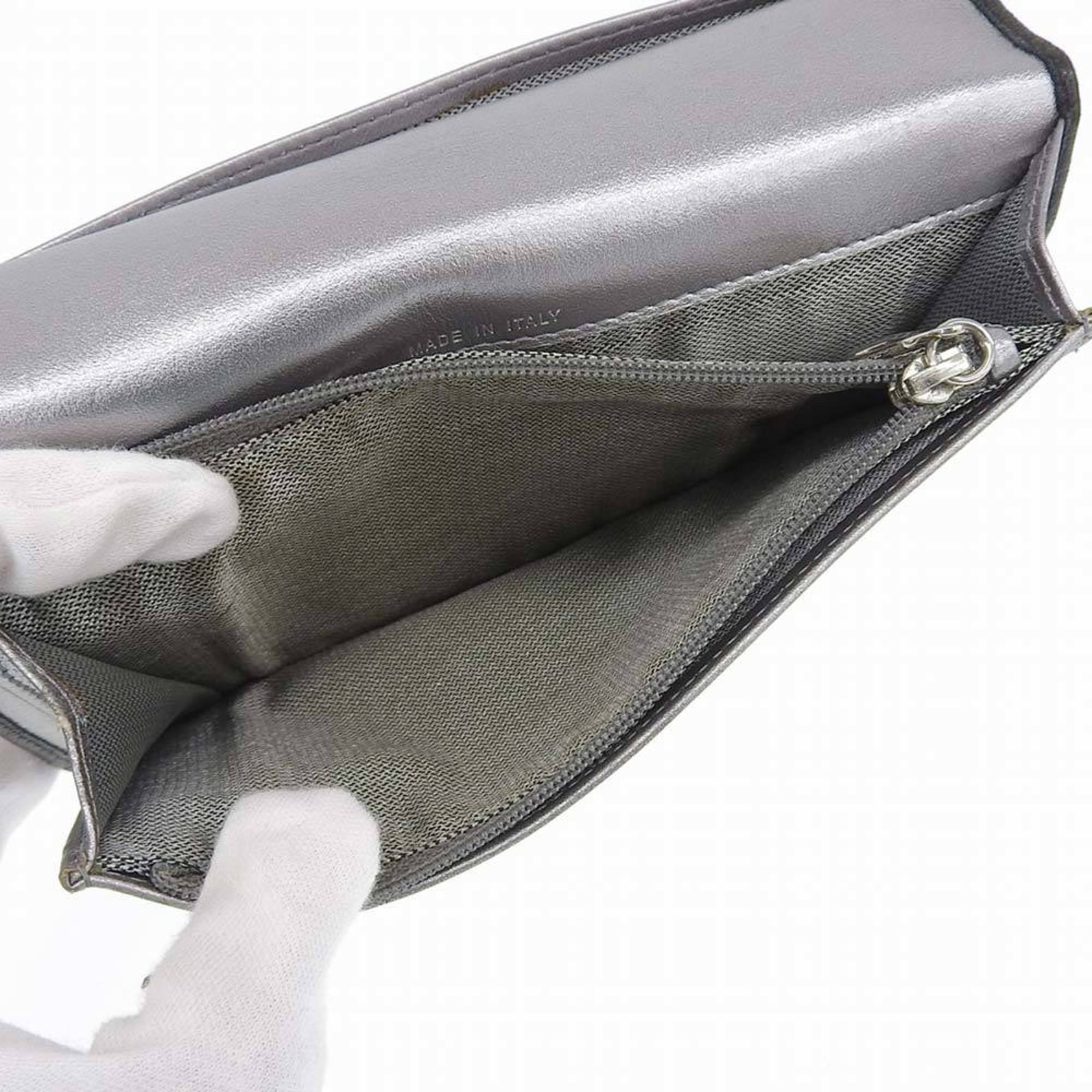 Chanel Black Leather  wallet accessories