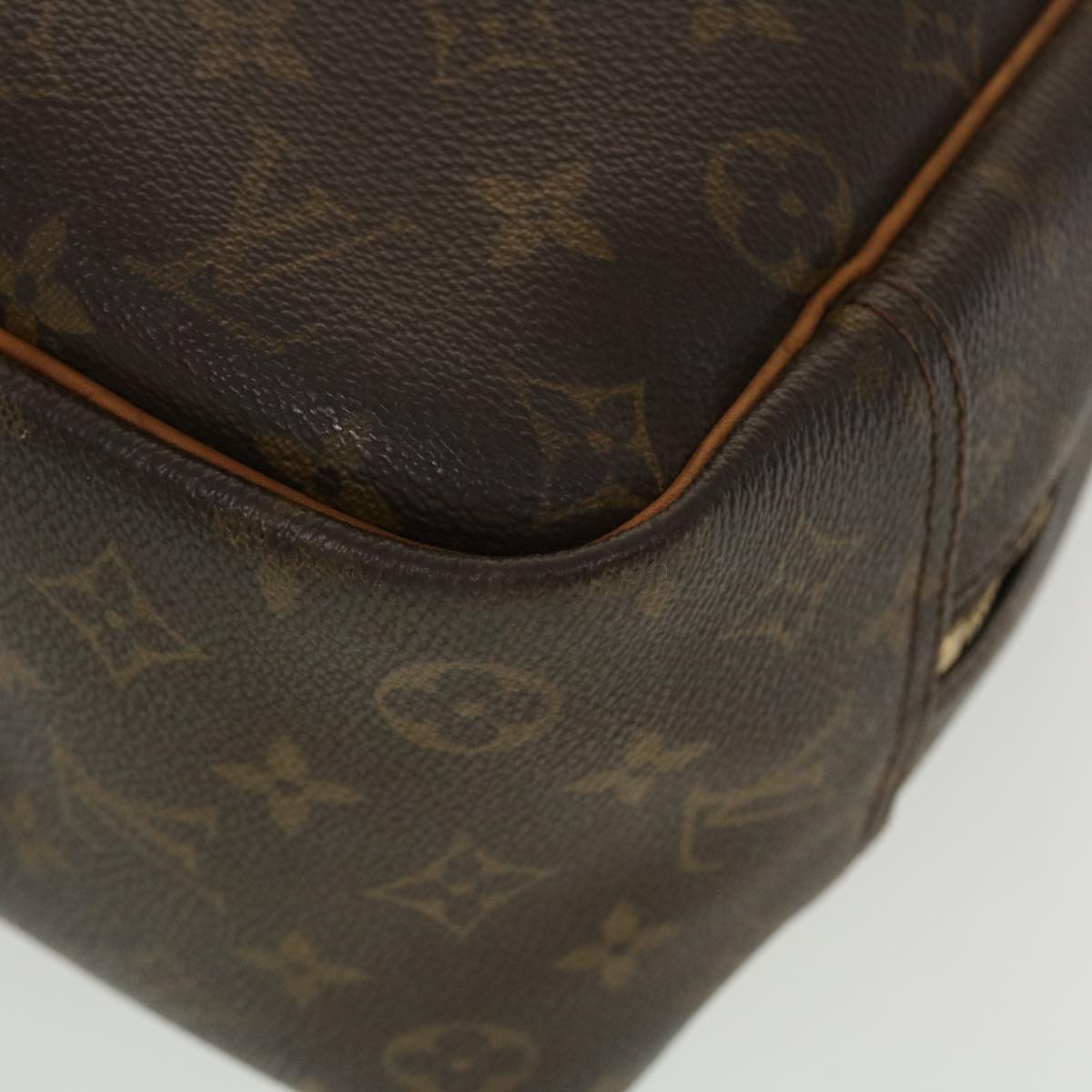 LOUIS VUITTON Monogram Deauville Hand Bag M47270 LV Auth 44702