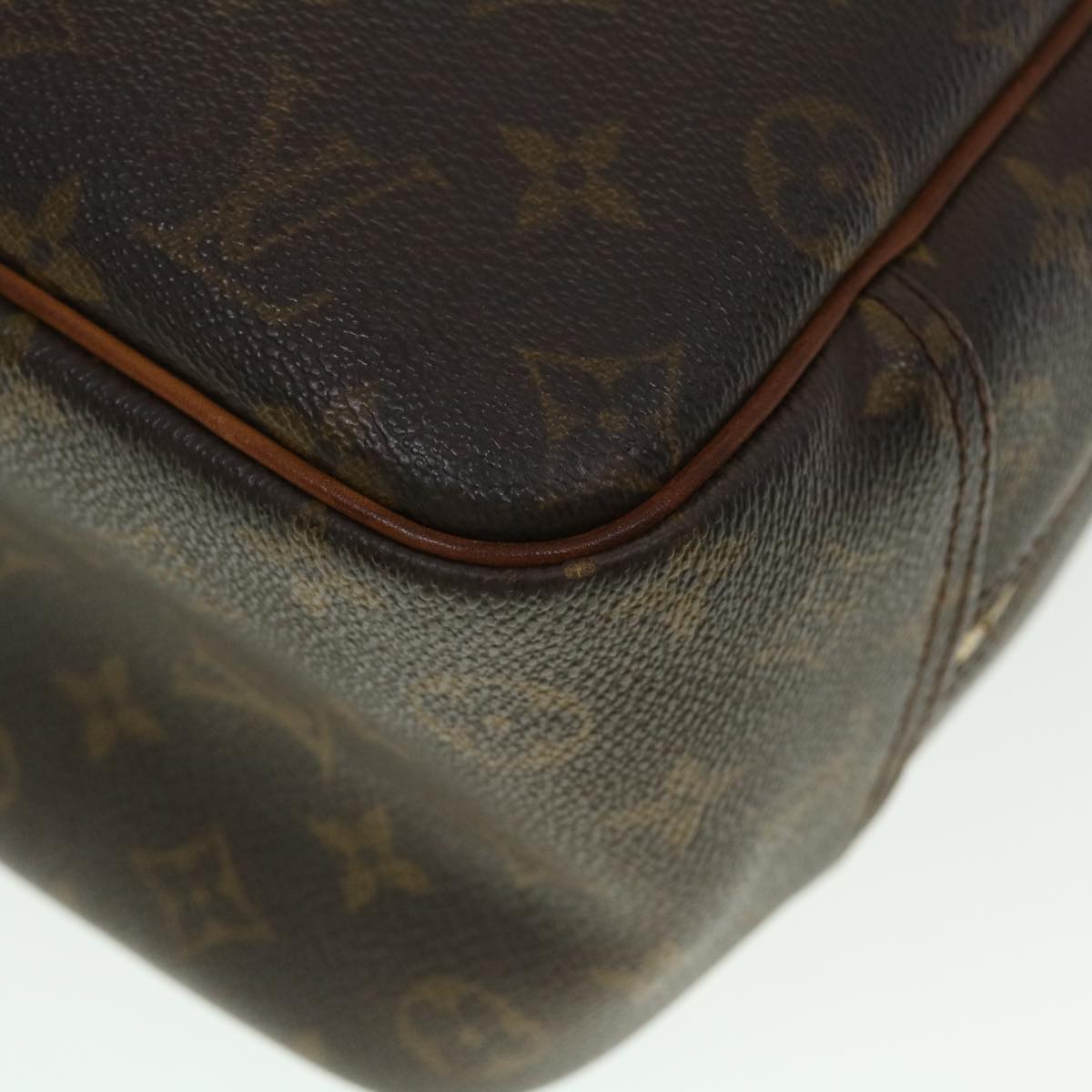 LOUIS VUITTON Monogram Deauville Hand Bag M47270 LV Auth 44702