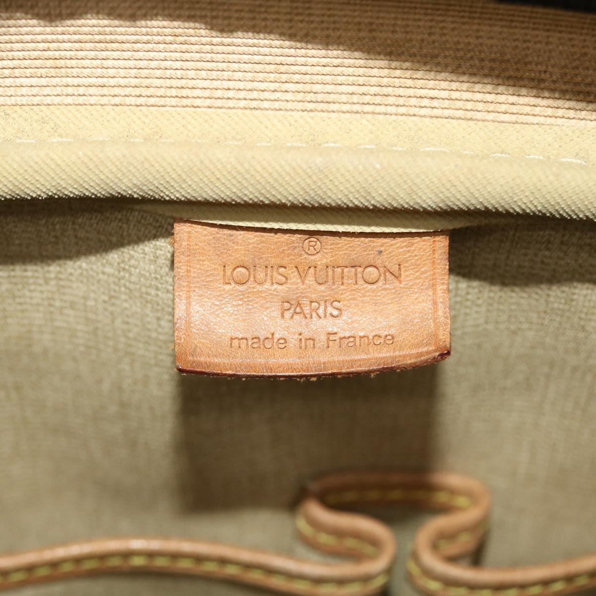 LOUIS VUITTON Monogram Deauville Hand Bag M47270 LV Auth 44702