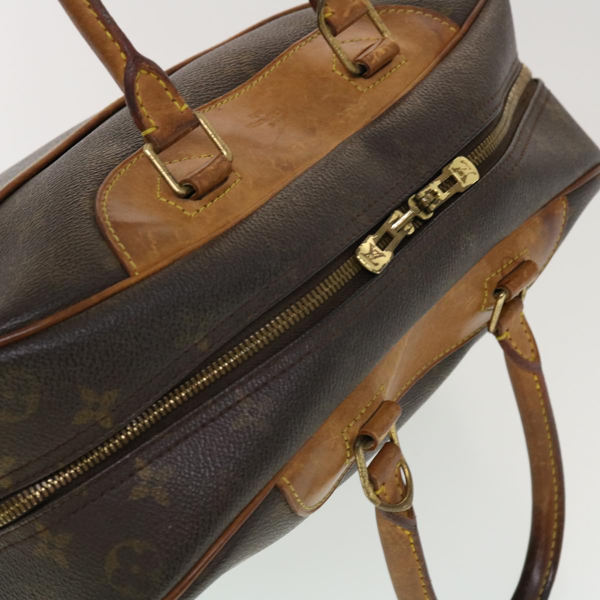 LOUIS VUITTON Monogram Deauville Hand Bag M47270 LV Auth 44702