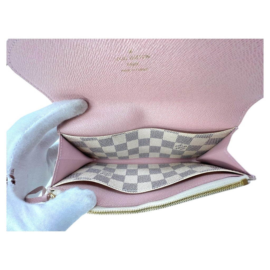 Louis Vuitton Damier Azur Emilie Wallet