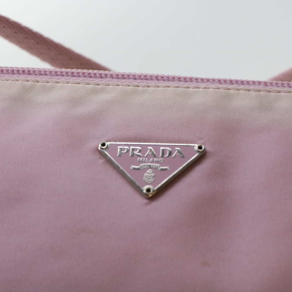 PRADA Accessory Pouch Nylon Pink  44801