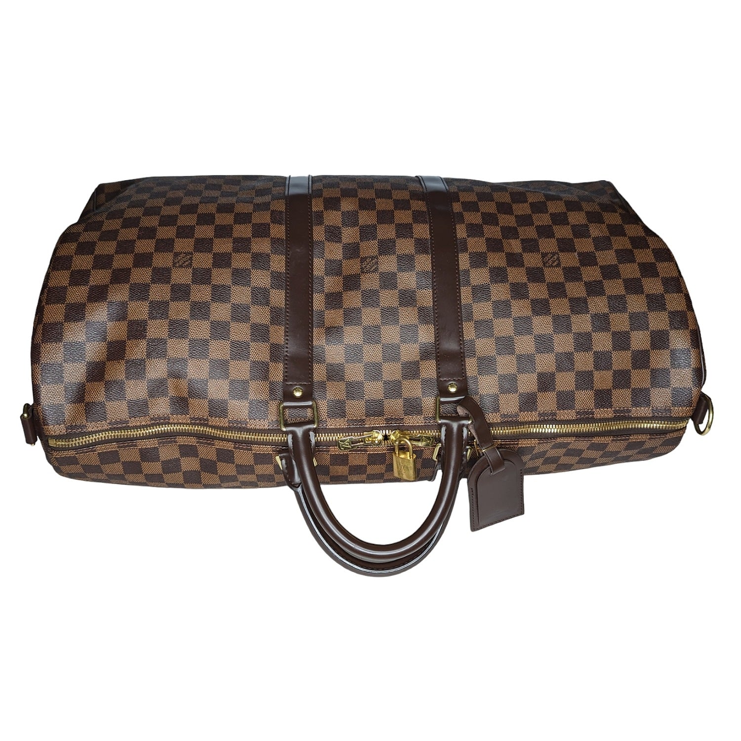 Louis Vuitton Damier Ebene Keepall Bandoulière 55