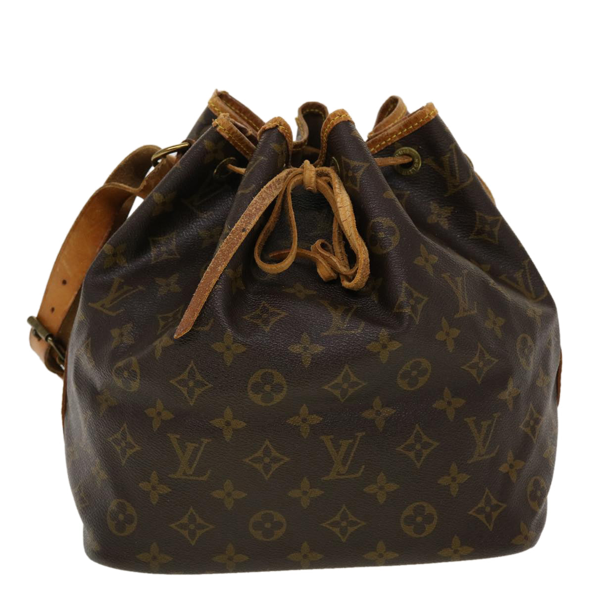 LOUIS VUITTON Monogram Petit Noe Shoulder Bag M42226 LV Auth 45002