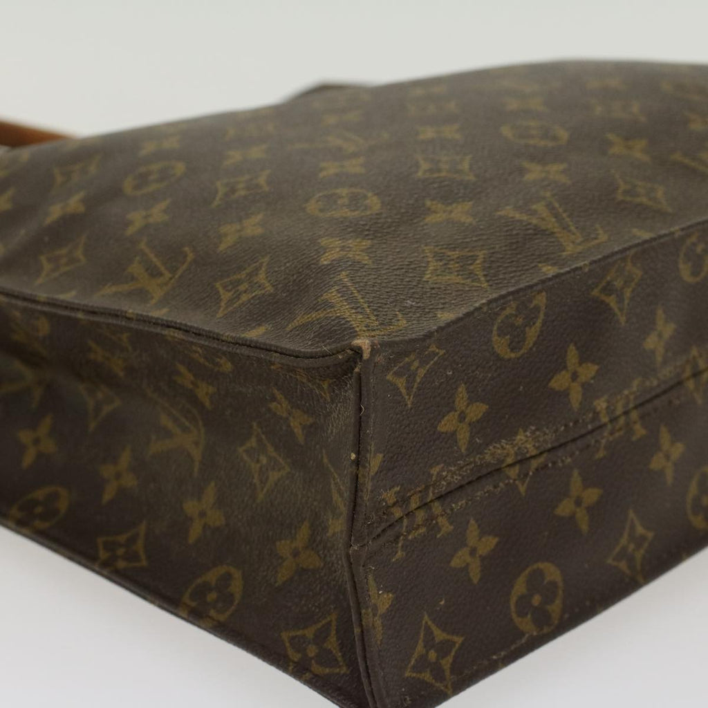 LOUIS VUITTON Monogram Sac Plat Hand Bag M51140 LV Auth 45024
