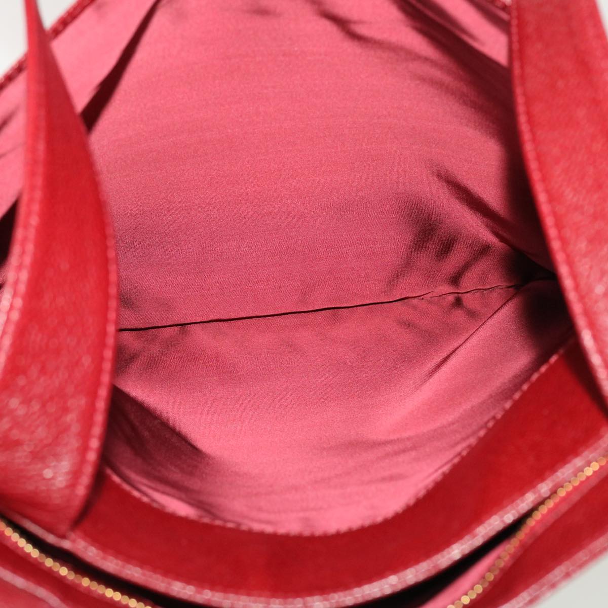 CHANEL Shoulder Bag Caviar Skin Red CC  45089