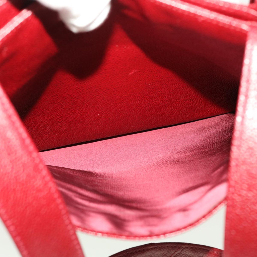 CHANEL Shoulder Bag Caviar Skin Red CC  45089