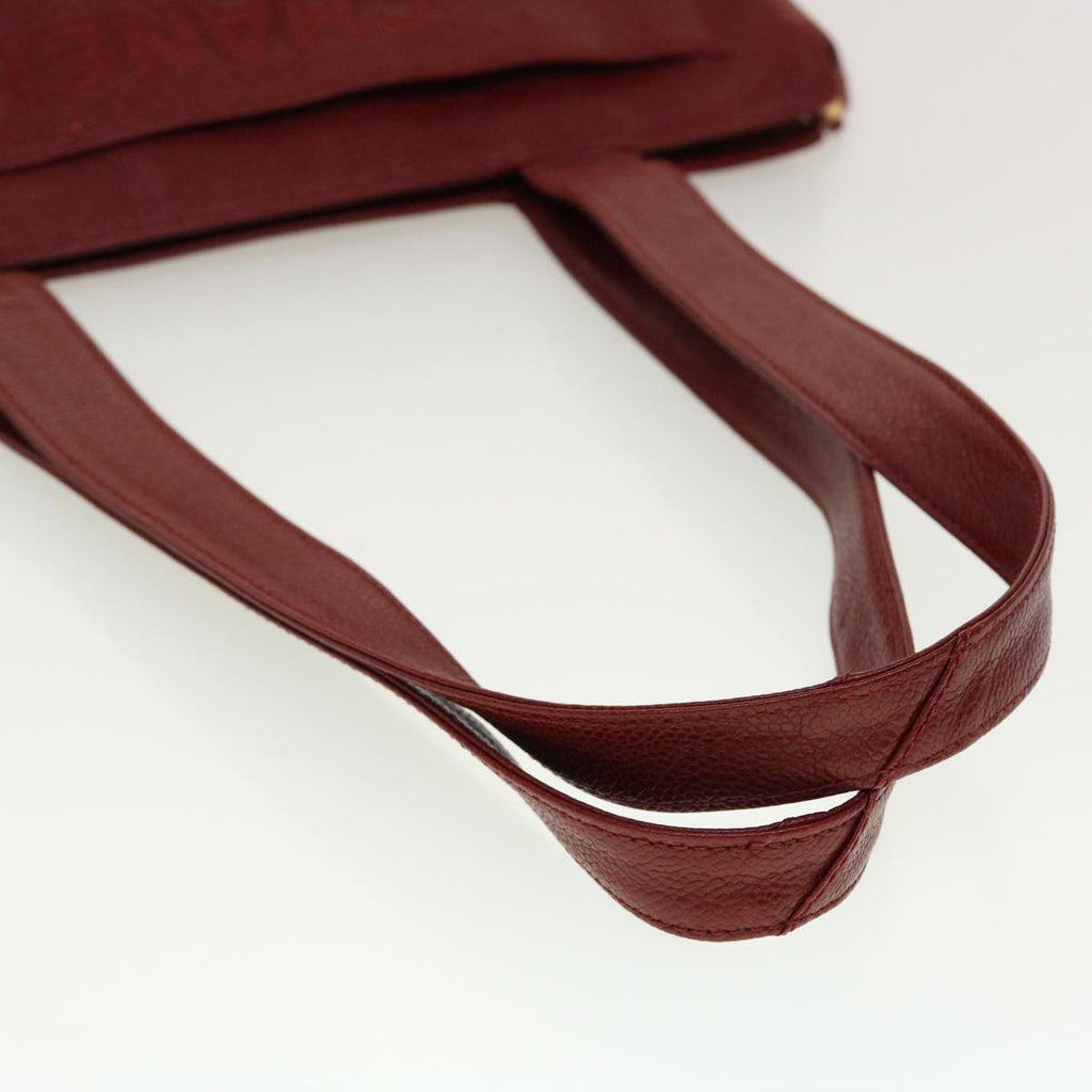 CHANEL Shoulder Bag Caviar Skin Red CC  45089