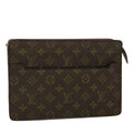 LOUIS VUITTON Monogram Pochette Homme Clutch Bag M51795 LV Auth 45147