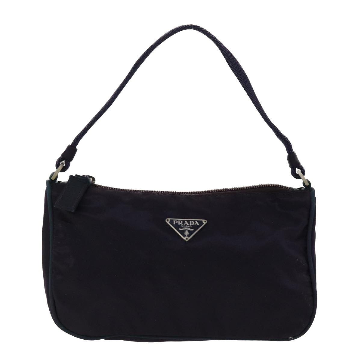 PRADA Accessory Pouch Nylon Purple  45187