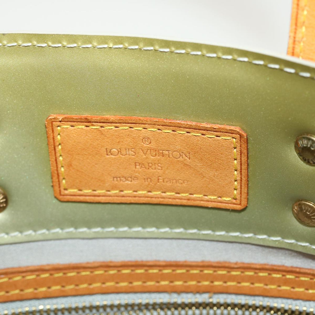 LOUIS VUITTON Monogram Vernis Reade PM Hand Bag Gris M91145 LV Auth 45332
