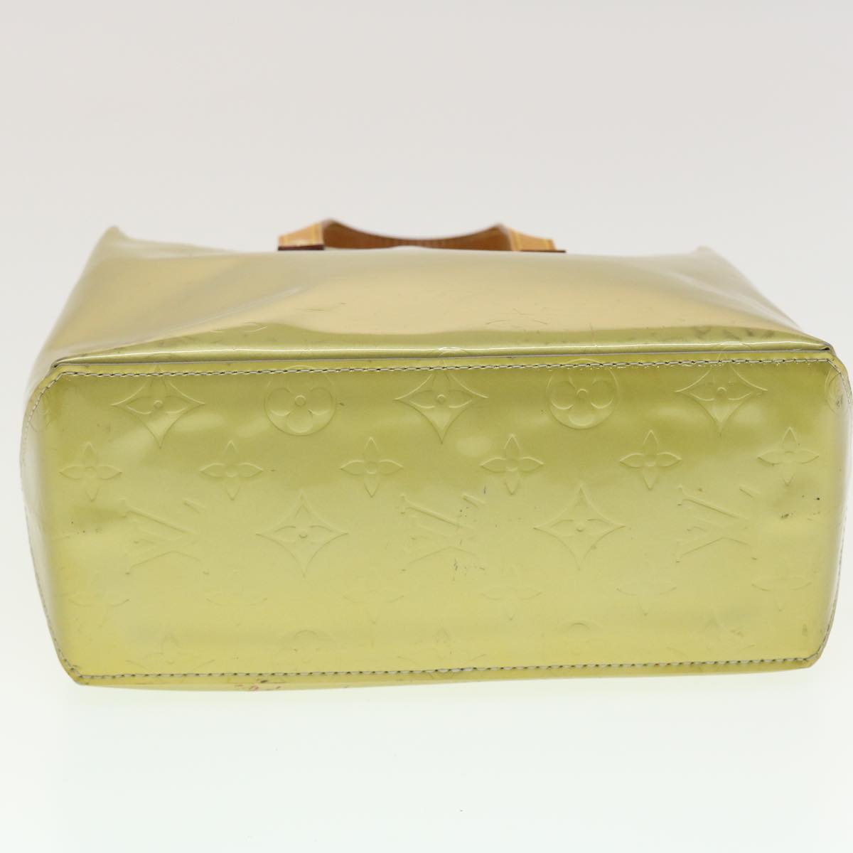 LOUIS VUITTON Monogram Vernis Reade PM Hand Bag Gris M91145 LV Auth 45332
