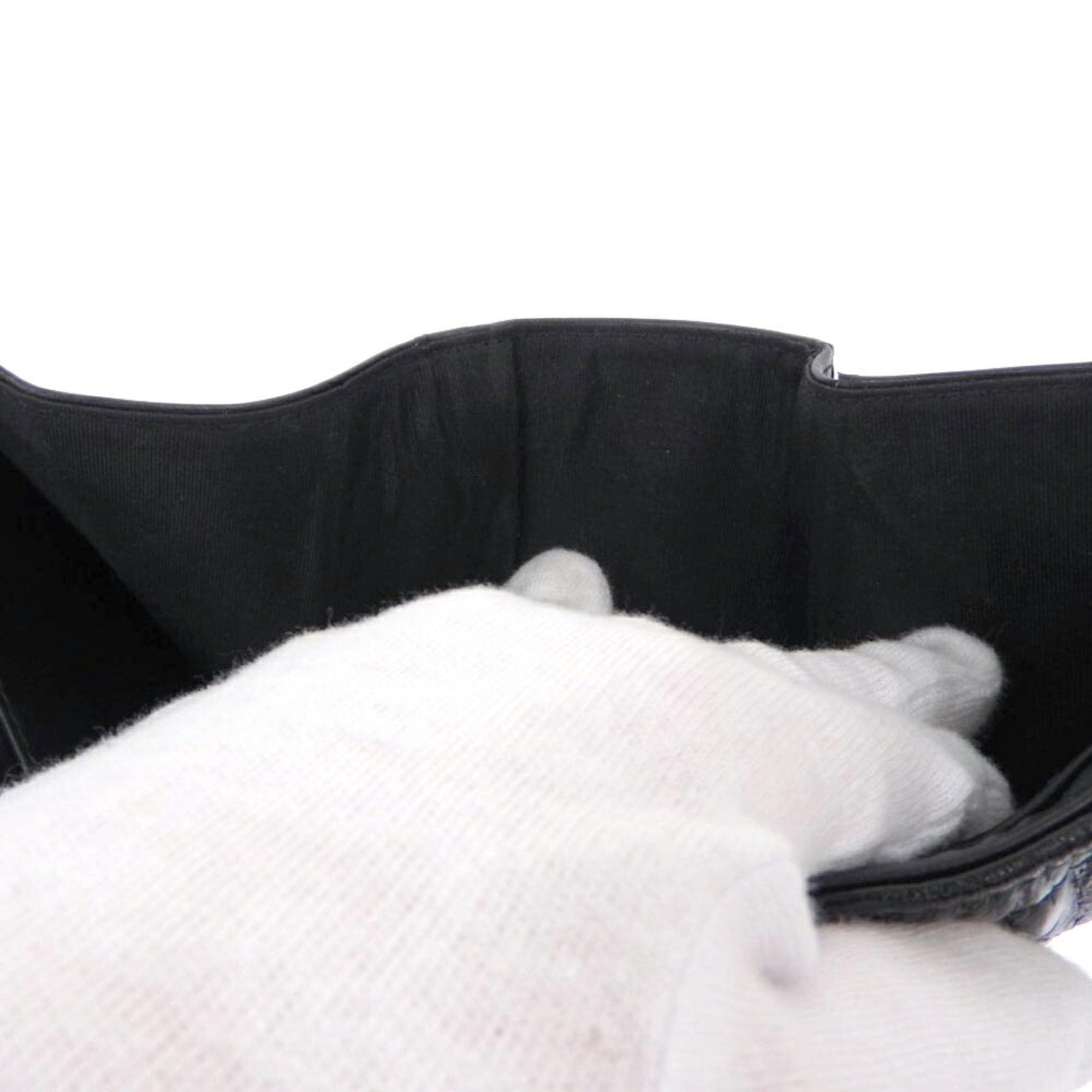 Chanel Black Leather  wallet accessories