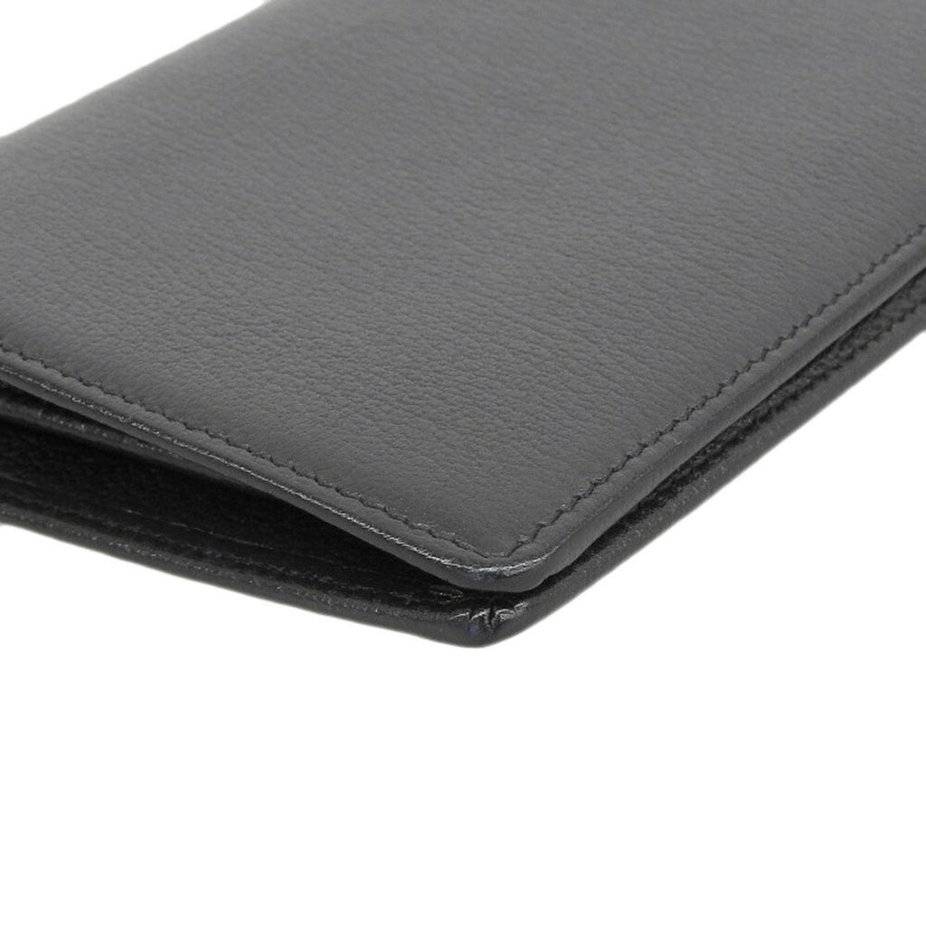 Chanel Black Leather Camellia wallet accessories